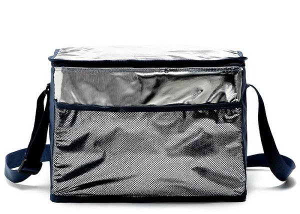 Buy cheap Colored Aluminum Foil Thermal Lunch Tote Bags Reusable For Men Wowen Children from wholesalers