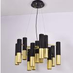 Postmodern living room chandelier cylinder combination Ike Round Vintage Loft