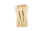 10000pcs/Carton 100% Birchwood 160mm 3g Compostable Cutlery Set