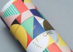 CMYK Color Cosmetic Paper Packaging Tea Tube