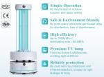 CT Room Ultraviolet Disinfection Robot APP Laboratory UVC Medical Uv Sanitizing
