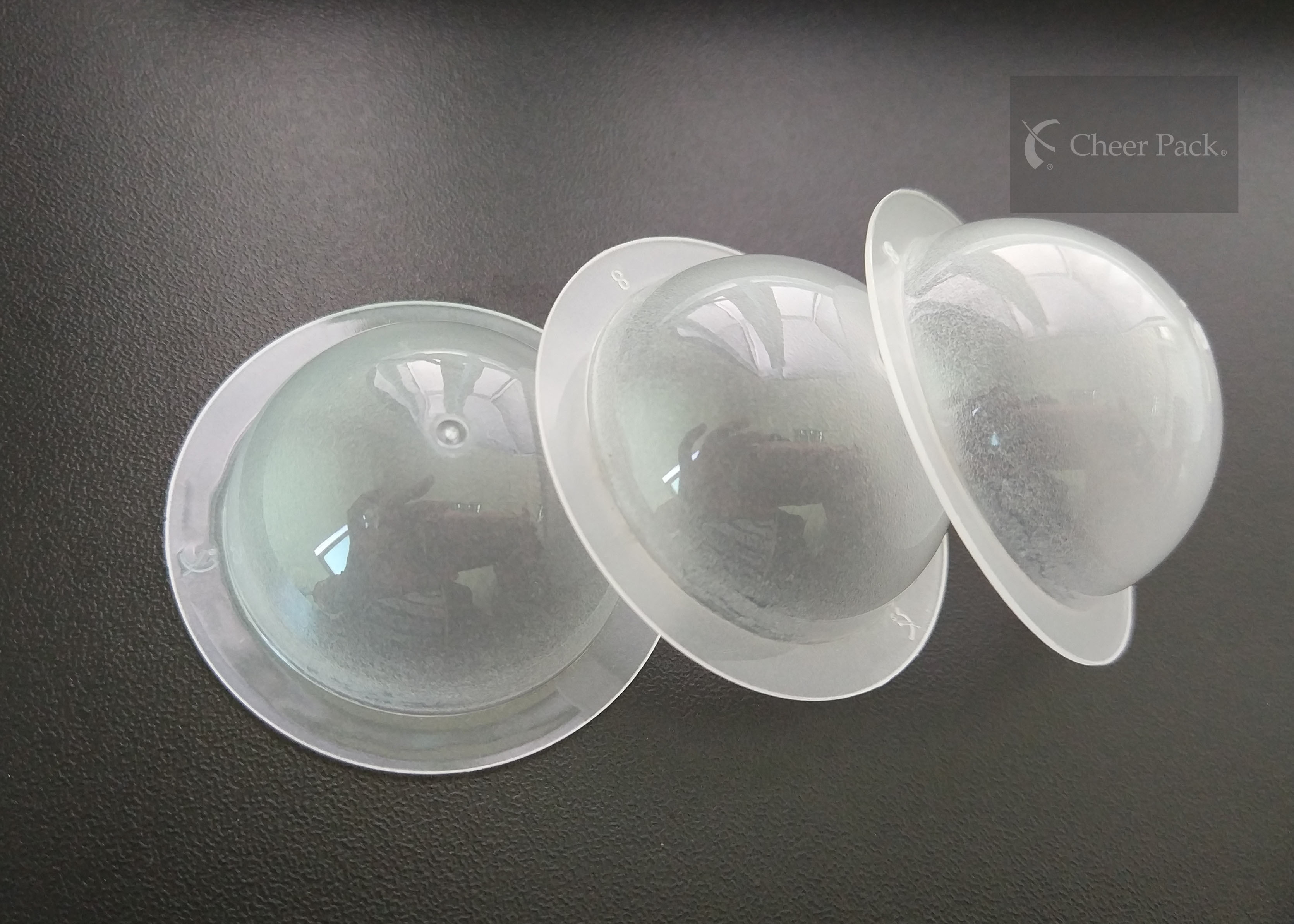 Transparent Color Scrub Mini Capsule Pack PP Material Round Bottom
