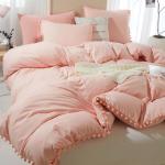 King Size Microfiber Bedding Set with 30 Degree Washing Temperature and 40