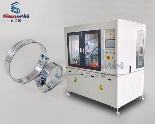 OEM British Style Hose Banding Machine Automatic Hose Clamp Manufacturing