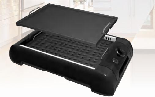 Buy cheap Indoor Black 220V 1200W Infrared Smokeless Grill With Two Plates from wholesalers