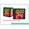 Buy cheap Three-Sided shot clock with period time for basketball game from wholesalers