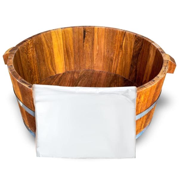 Buy cheap Disposable Foot Tub Liner Portable Bath Basin Bags Plastic Pedicure Spa Bags Thin Large Foot Bath Liners Disposable from wholesalers