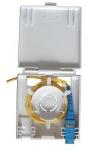 Socket Fiber Optic Termination Box 86×86×27 Mm For FTTH / FTTO / FTTD