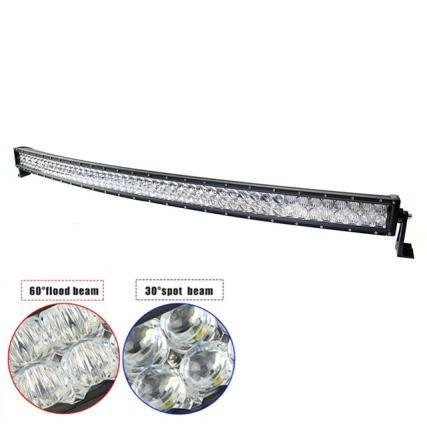54" 300W Double-row Curved 6000K Spot/ Flood/ Combo Car Lightbar for Off-road