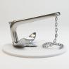 Buy cheap CE OEM Boat Fitting Fishing Boat Anchors , 7.5 Kg Sliver Bruce Anchor from wholesalers