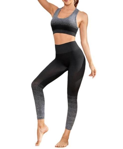 Buy cheap Sportswear Quick Dry Yoga Suit Breathable Moisture Gradient Seamless Sports Suit from wholesalers