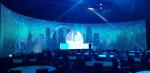 HD LED Wall Display Screen Rental P3.91 Curved LED Display For Wedding Church