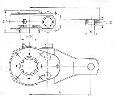 Buy cheap 1501310 high quality heavy truck slack adjuster of brake system from auto parts from wholesalers