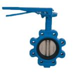 Compact Structure Flowseal Butterfly Valve Resilient Seated Butterfly Valves