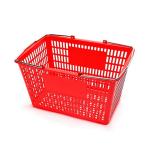 Durable Plastic Hand Shopping Basket 450*330*250mm For Pharmacy Supermarket