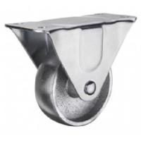 Buy cheap light duty 2" rigid fat steel caster , 3 inch rigid industry steel casters product
