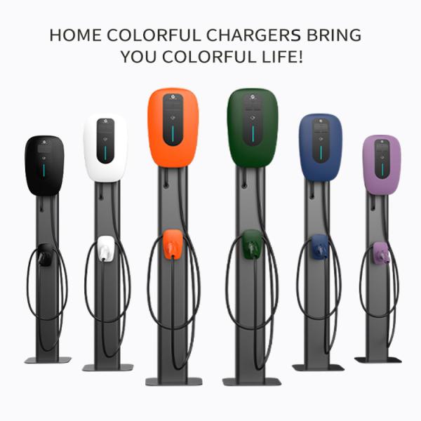 Buy cheap 50/60HZ Electric Vehicle Charger 3.5m Cable 11kw Single Phase Charger Leakage Protection from wholesalers