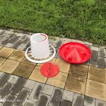 Modern No Waste Poultry Feeder / Chicken Feed Dispenser