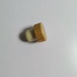 Brandy Rum Gin XO Glass Bottle Polymer Cap with Wooden Top and Glass Lid Sealing