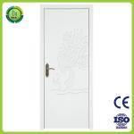 Waterproof WPC Bathroom Door , SGS Certified Plain Wood Internal Doors