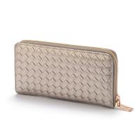 Buy cheap 19x10x3cm 4C Offset PU Leather Wallets , ROHS Woven Leather Wallet Card Holder product