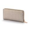 Buy cheap 19x10x3cm 4C Offset PU Leather Wallets , ROHS Woven Leather Wallet Card Holder from wholesalers
