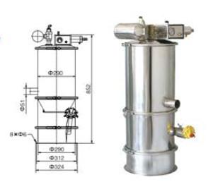 Buy cheap Pharmaceutical Practical Pneumatic Vacuum Conveying System 0.6Mpa from wholesalers