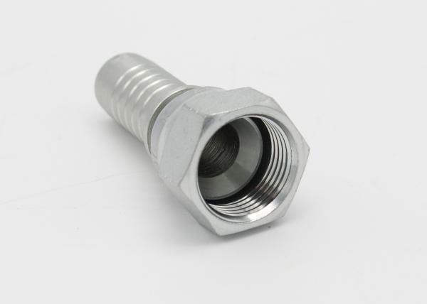 Quality Silver Hydraulic Hose Fitting , JIC Female 74 Degree Cone Seal ( 26711 ) for sale