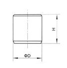Flat Top Tungsten Carbide Buttons Power Tool Parts Customized Size