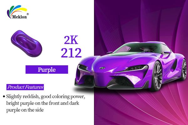 Buy cheap Weatherproof Car Paint Top Coat 2K Purple Blue Color Multipurpose from wholesalers