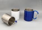 Double Walled Insulated Silver 250ml Camping Cups