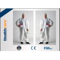 Buy cheap Dust Proof Disposable Protective Gowns Work Clothes For Hospital / Chemicals / product
