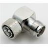 Buy cheap 4.3-10 adapter 4.3-10 male(plug) right angle to 4.3-10 female(jack) Jiangsu manufacturer high quality all brass 50ohm from wholesalers
