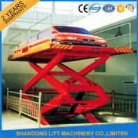 Buy cheap 5M 3T Basement Hydraulic Scissor Car Lift Hydraulic Car Lift for 2 Floor Level product