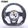 Buy cheap Black Perforated Leather Carbon Fiber Steering Wheel Audi RS3 S3 A3 A4 RS4 from wholesalers