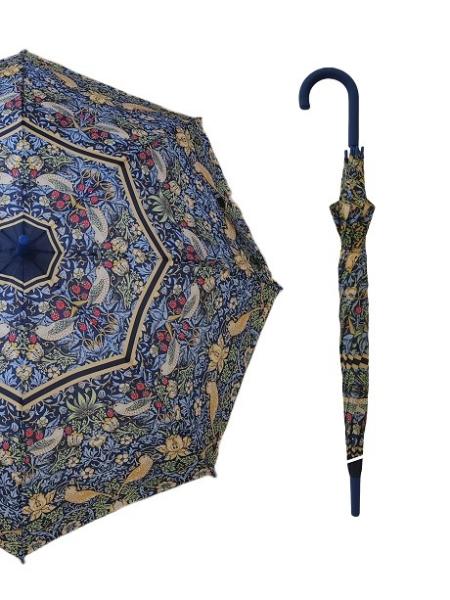 Buy cheap 23 Inches 8 Fiberglass Ribs Hands-free Stick Umbrella With J Shape Rubber Coated Plastic Handle from wholesalers