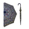 Buy cheap 23 Inches 8 Fiberglass Ribs Hands-free Stick Umbrella With J Shape Rubber Coated Plastic Handle from wholesalers