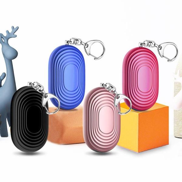 Buy cheap 130db ABS Personal Keychain Alarm For Women Finger Print from wholesalers