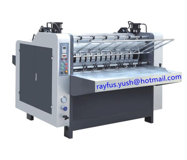 Buy cheap Pneumatic Hydraulic Cardboard Laminator 100 ~ 500gsm Cardboard Laminating High Precision from wholesalers