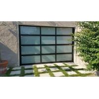 Buy cheap 450mm Automatic Roller Garage Door Aluminum Glass Remote Control 220V product