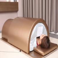 Buy cheap Far Infrared Heat Slimming Curve Sauna Dome Pine Wooden Frame With Tourmaline product