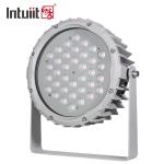 72w RGBW DMX512 Waterproof Led Flood Light Exterior Landscape Garden Round Stage