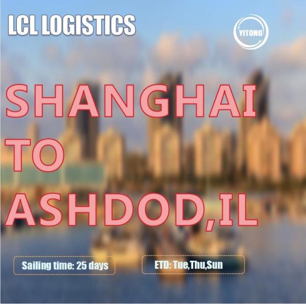 Buy cheap WIFFA LCL Sea Freight Service From Shanghai To Ashdod Israel Mediterranean from wholesalers