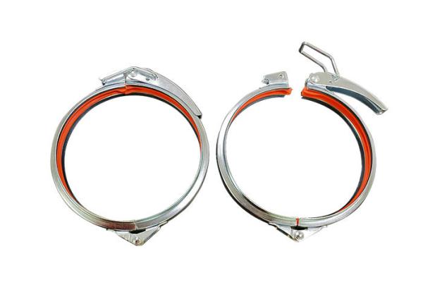 Buy cheap Quick Release Round Carbon Steel Duct Clamps For Welding Connection from wholesalers