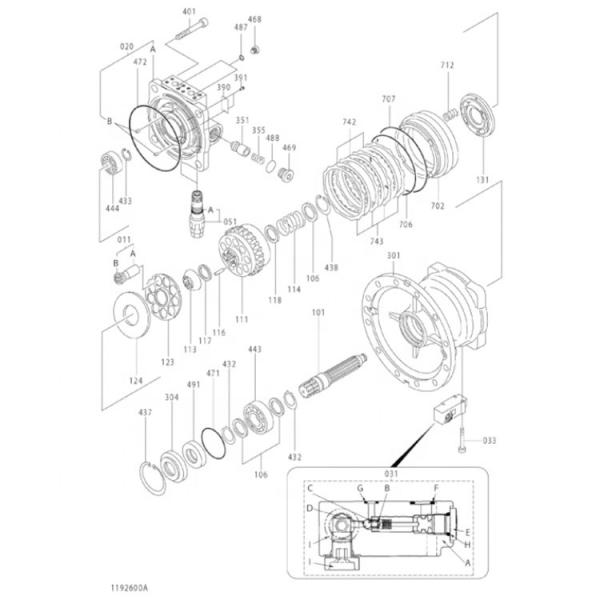 Top- Construction Works ZX330-3F ZX330-5G ZX350LC-3F ZX350LCN-3 Excavator Spare