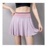 Buy cheap Moisture Wicking Black Workout Skirt Running Skirt Shorts With Phone Pocket 210g from wholesalers