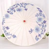 Buy cheap 82cm Dance Props Umbrella Peony Flower Cloth Ceiling Hanging Parasol Umbrellas product