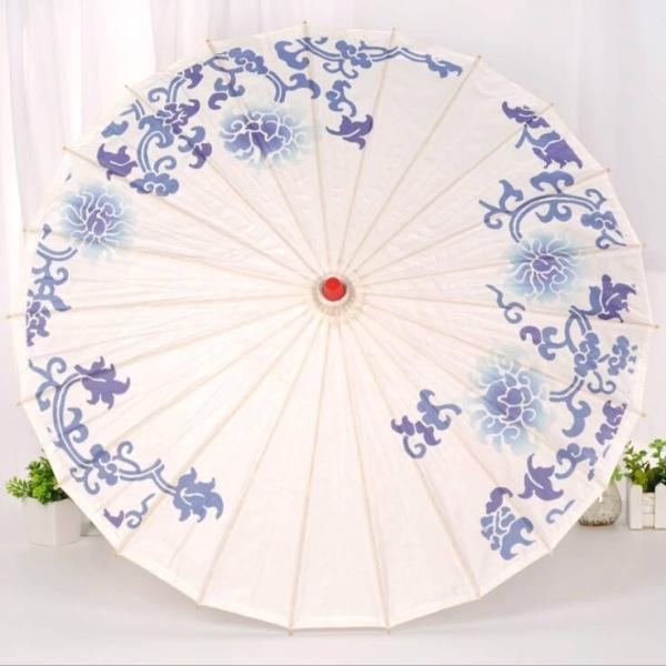 Buy cheap 82cm Dance Props Umbrella Peony Flower Cloth Ceiling Hanging Parasol Umbrellas from wholesalers