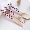 Buy cheap Nature Birchwood Cutlery Set 160 mm Purple Wooden Utensils from wholesalers