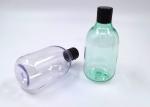 Transparent Purple Empty Cosmetic Bottles 130ml Body Wash With Fold Cap